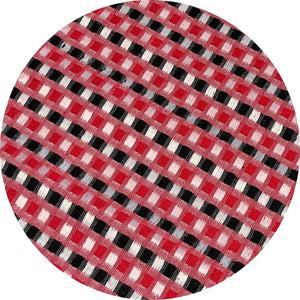 Kit Tapete De Banheiro 3 Peças Antiderrapante - Jordânia Vermelho