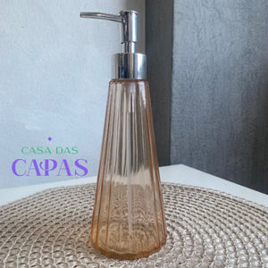 Porta sabonete em Vidro 350ml - Várias Cores