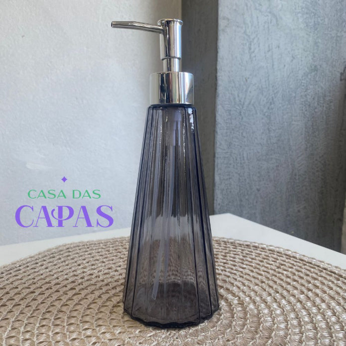 Porta sabonete em Vidro 350ml - Várias Cores