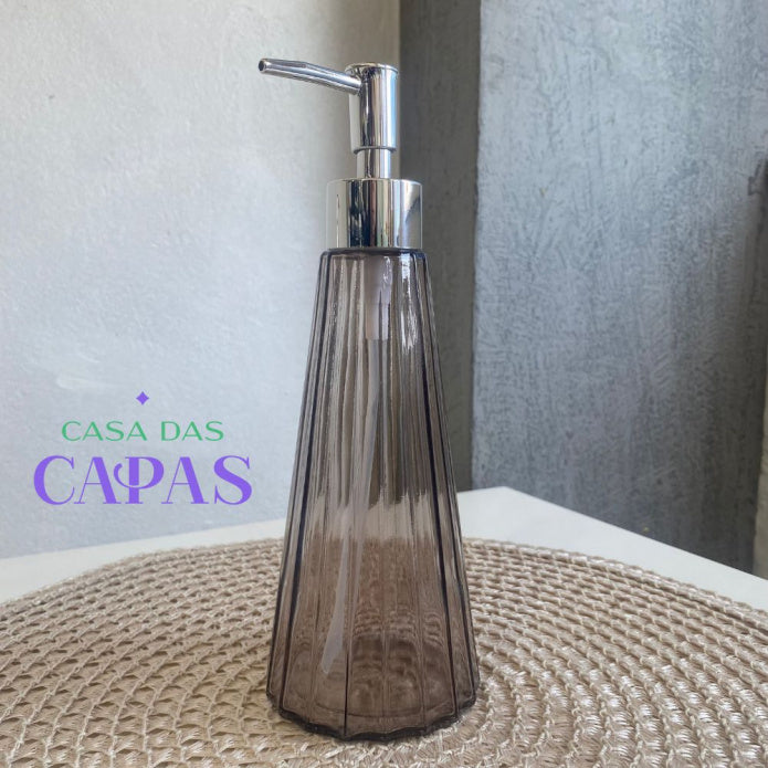 Porta sabonete em Vidro 350ml - Várias Cores