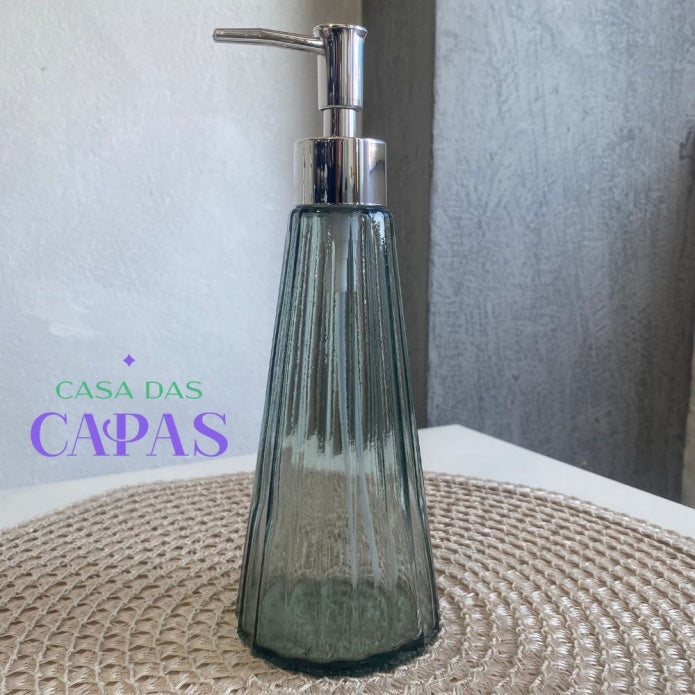Porta sabonete em Vidro 350ml - Várias Cores